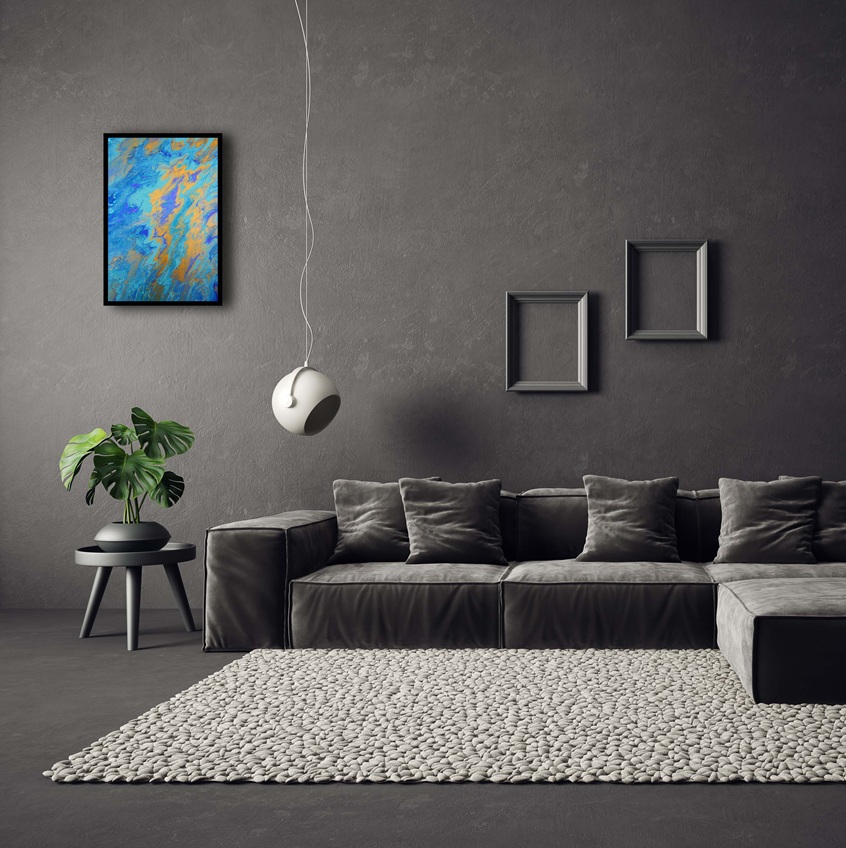 Energetisiertes Gemälde von Lavillia - Energie des Aufbruchs I – Bild 3