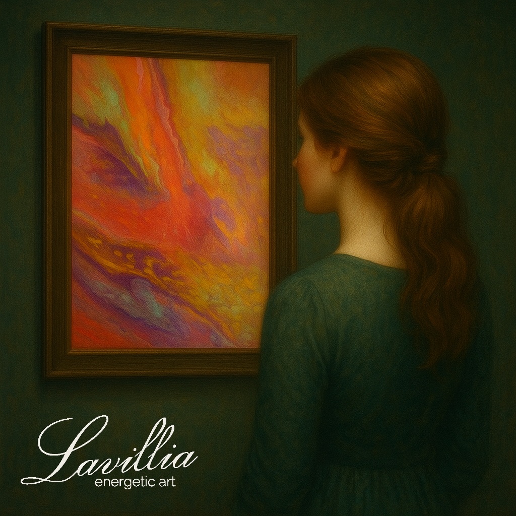 Energetisiertes Gemälde von Lavillia - Das Parfum der reichen Dame II