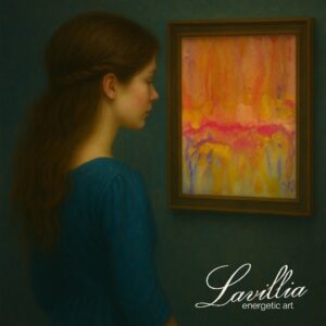 Energetisiertes Gemälde von Lavillia – Feuer und Flamme