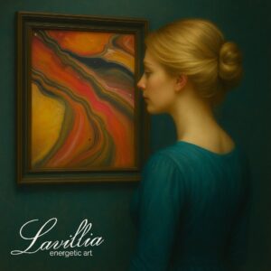 Energetisiertes Gemälde von Lavillia – Gedankenstrom I