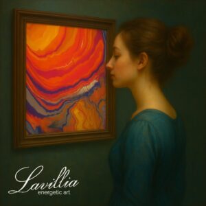 Energetisiertes Gemälde von Lavillia – Gedankenstrom II