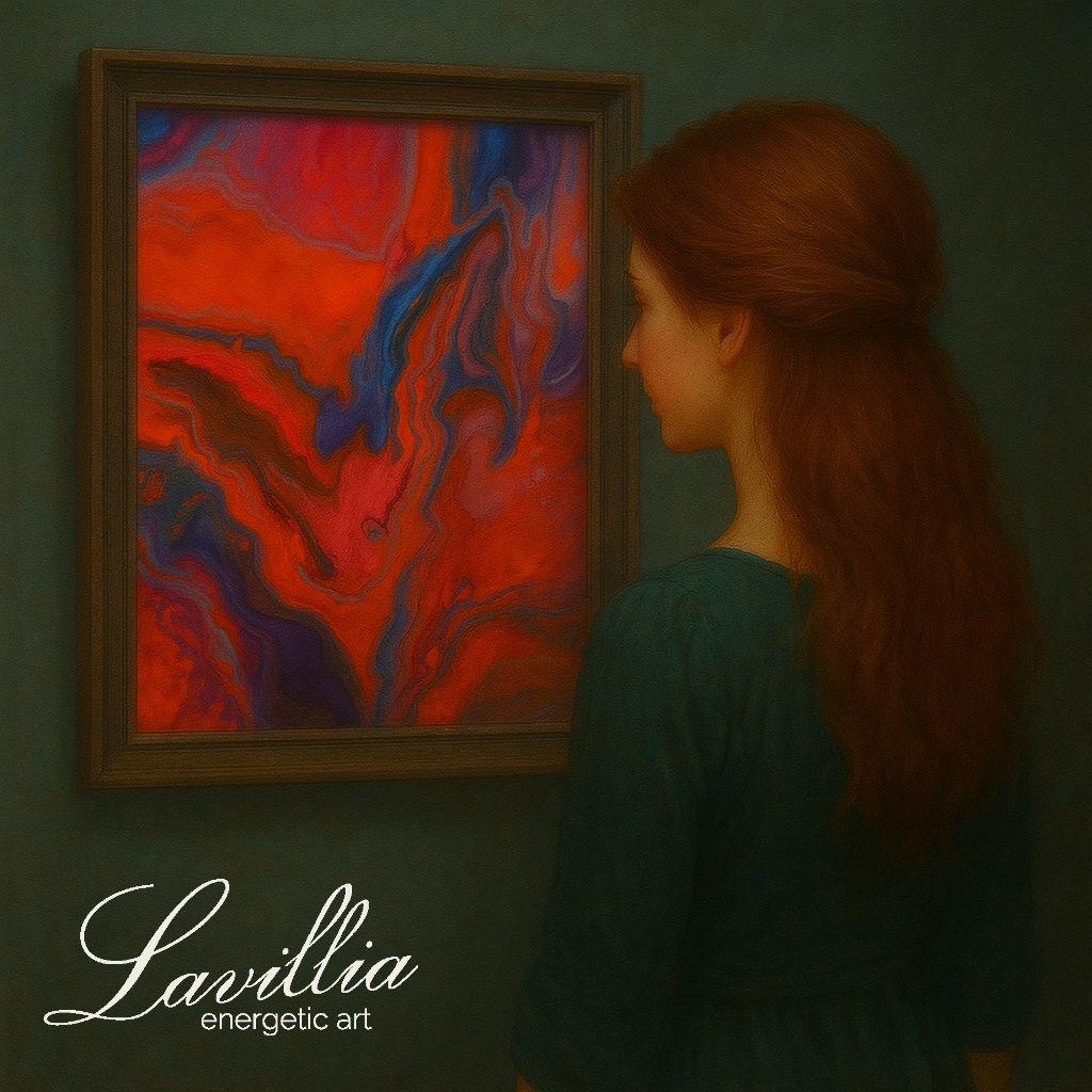 Energetisiertes Gemälde von Lavillia - Mut und Leidenschaft