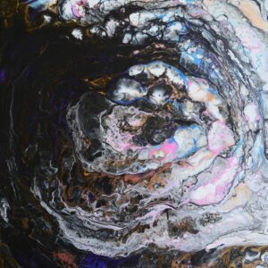 Energetisiertes Gemälde von Lavillia – Wilder Strudel