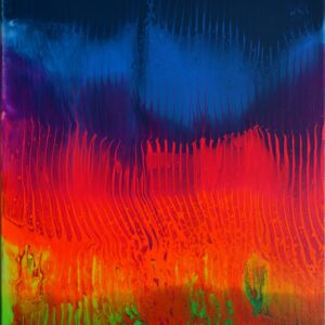 Energetisiertes Gemälde von Lavillia – Feuriges Leuchten