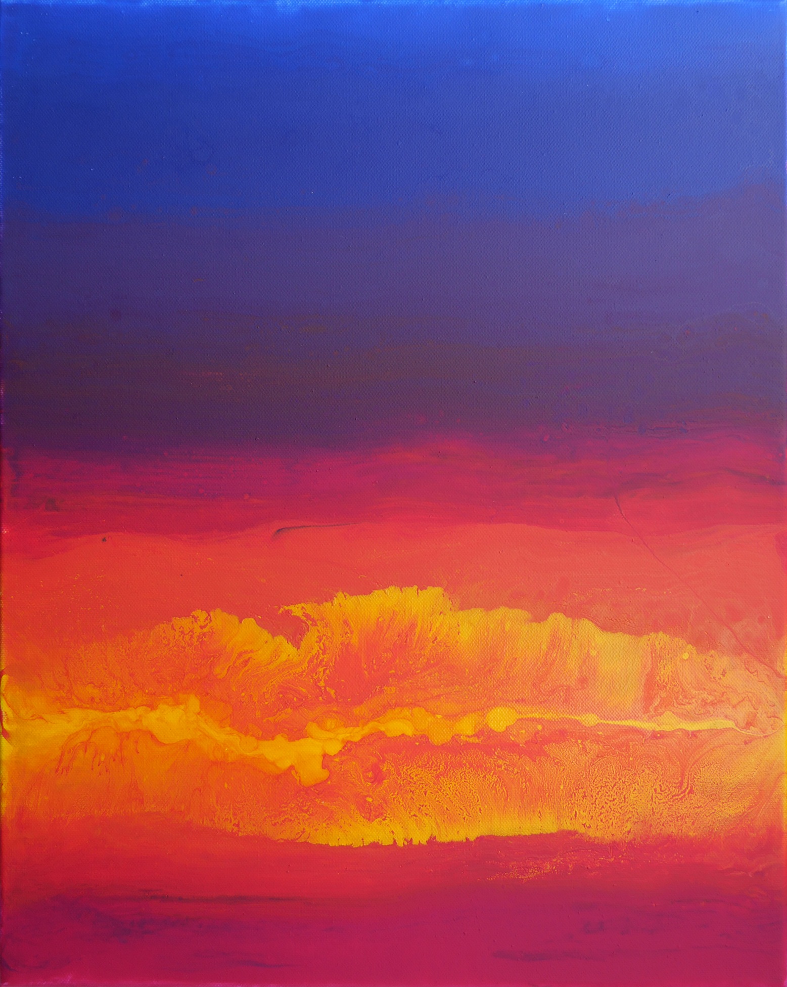 Energetisiertes Gemälde von Lavillia - Sonnenuntergang I – Bild 2