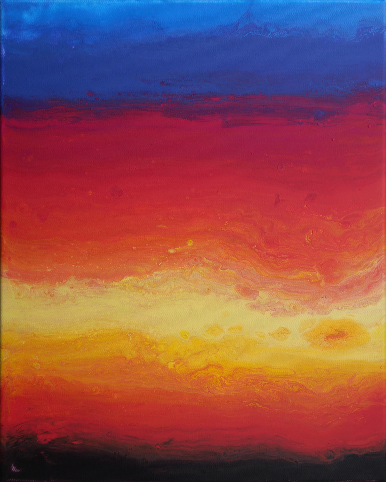 Energetisiertes Gemälde von Lavillia - Sonnenuntergang II – Bild 2