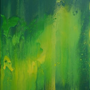 Energetisiertes Gemälde von Lavillia – Grünes Moos