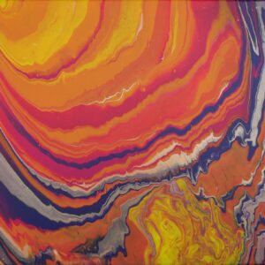 Energetisiertes Gemälde von Lavillia – Gedankenstrom II