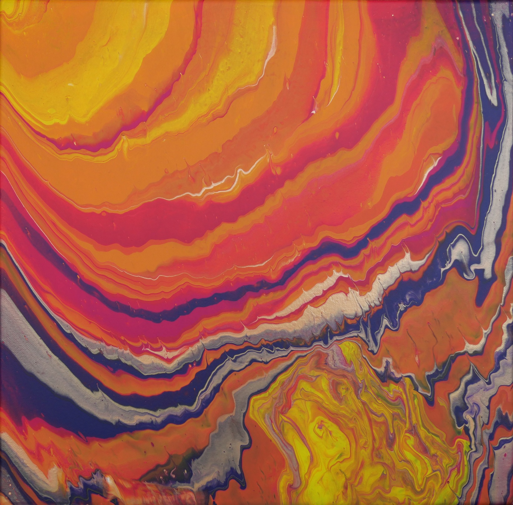 Energetisiertes Gemälde von Lavillia - Gedankenstrom II – Bild 2