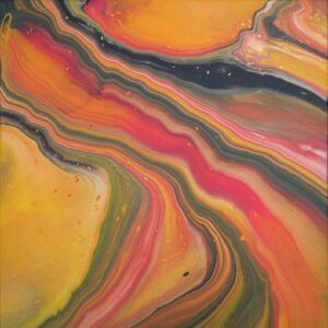 Energetisiertes Gemälde von Lavillia – Gedankenstrom I