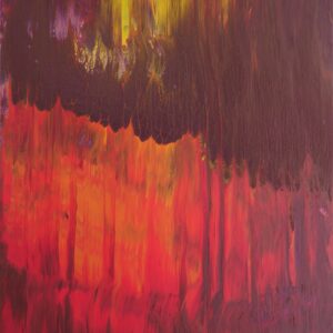 Energetisiertes Gemälde von Lavillia – Sonnenaufgang im Moor