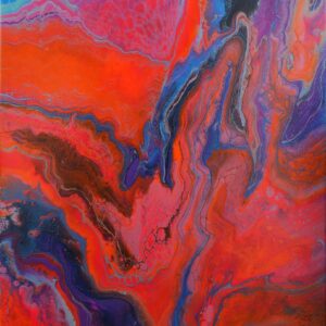 Energetisiertes Gemälde von Lavillia – Mut und Leidenschaft