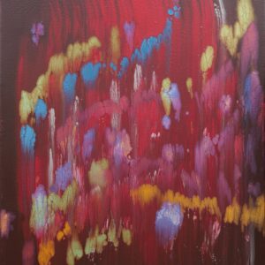 Energetisiertes Gemälde von Lavillia – Zirkusvorhang