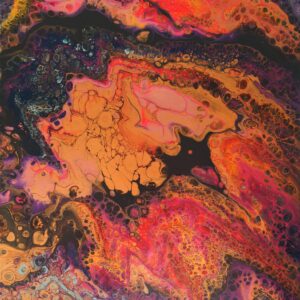 Energetisiertes Gemälde von Lavillia – Tiefe des Feuers