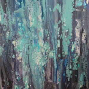 Energetisiertes Gemälde von Lavillia – Wasserperlen