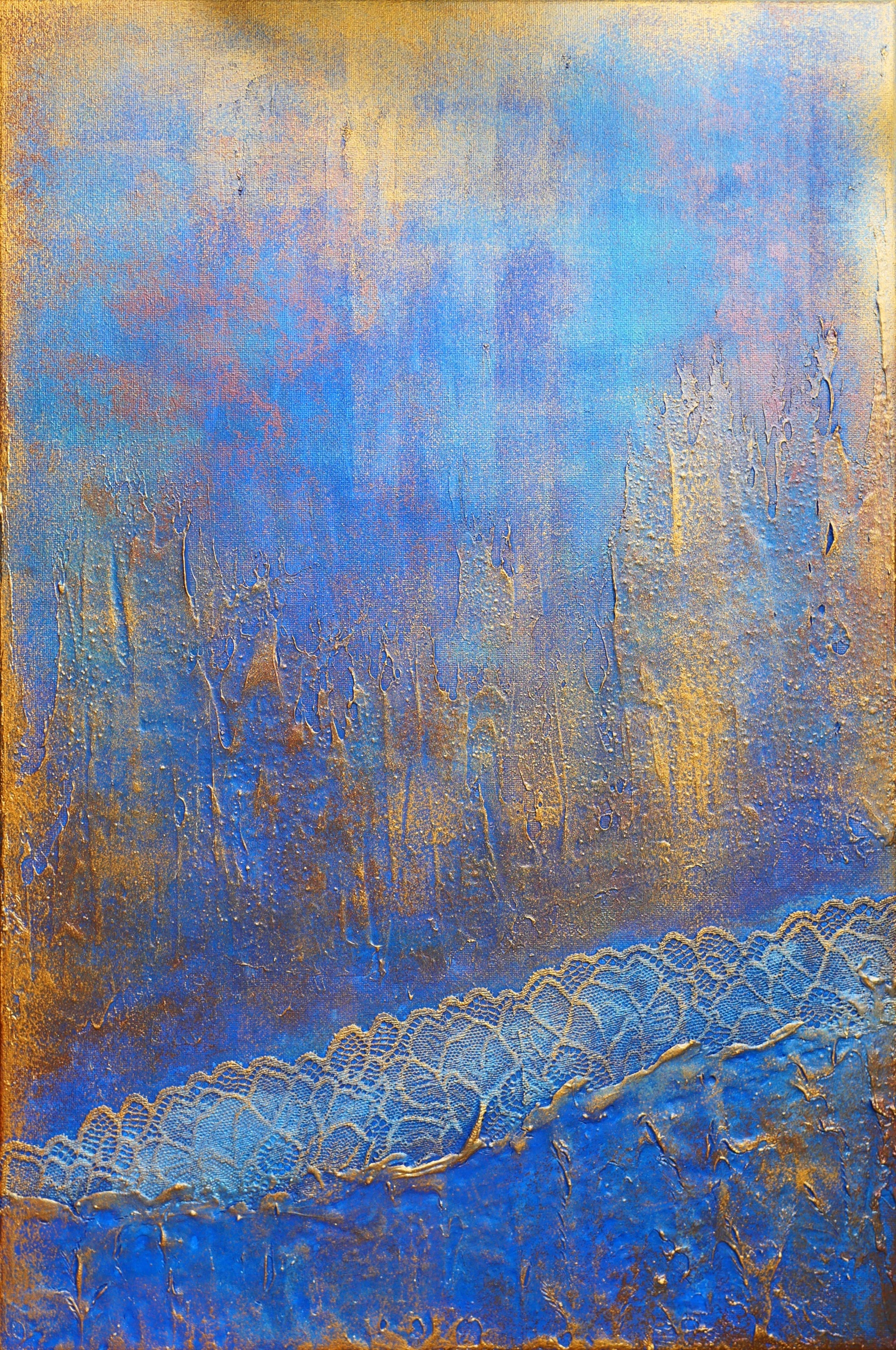 Energetisiertes Gemälde von Lavillia - Königliches Blau – Bild 2