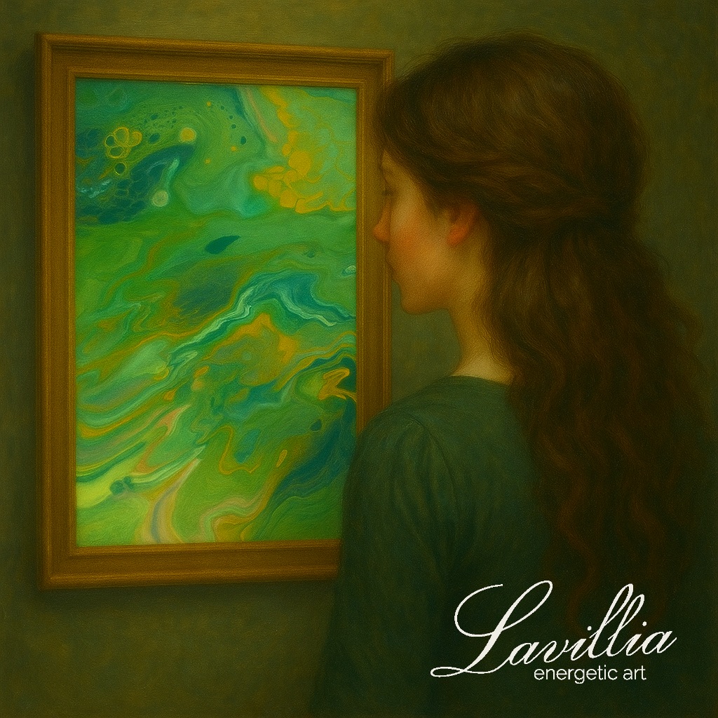 Energetisiertes Gemälde von Lavillia - Sauer und lustig I