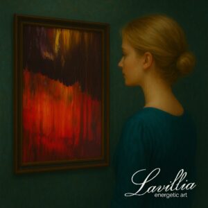 Energetisiertes Gemälde von Lavillia – Sonnenaufgang im Moor