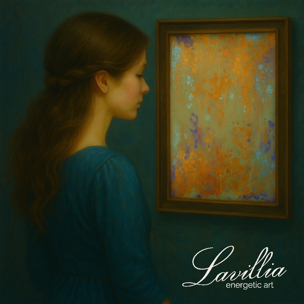 Energetisiertes Gemälde von Lavillia - Verblasste Gefühle I