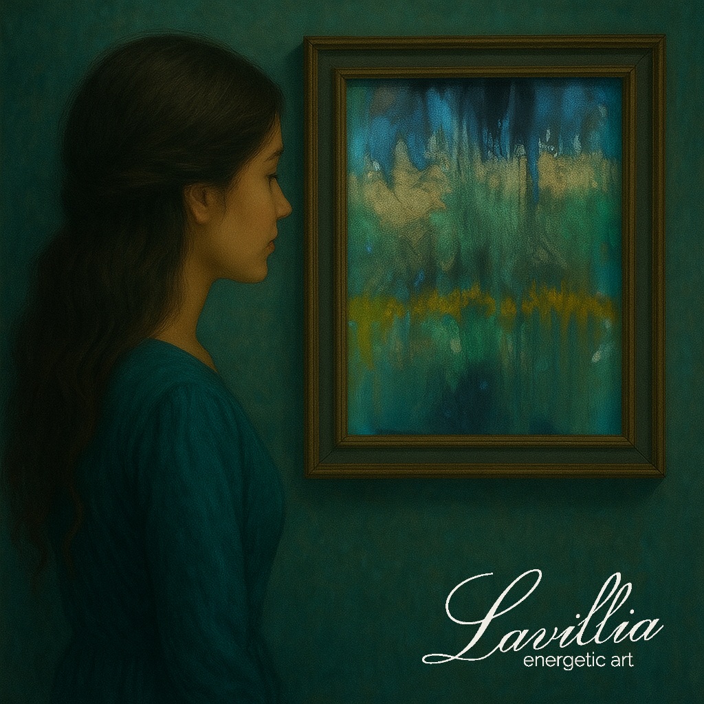 Energetisiertes Gemälde von Lavillia - Vergänglichkeit II