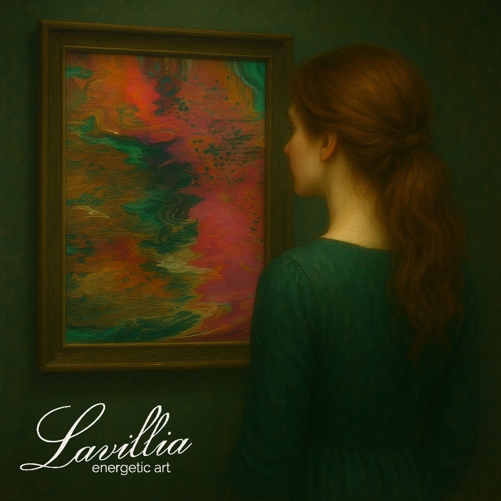 Energetisiertes Gemälde von Lavillia - Verwirrung