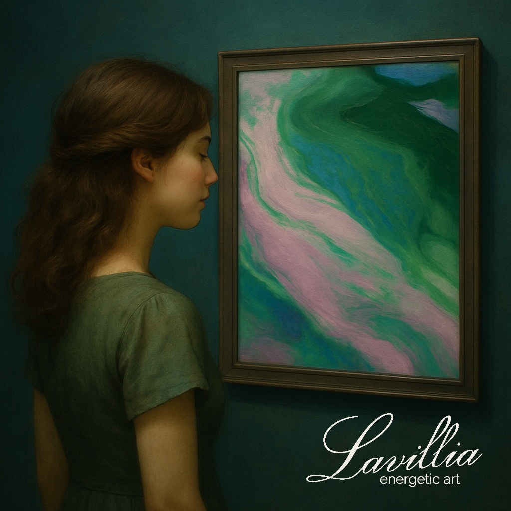 Energetisiertes Gemälde von Lavillia - Waldelfenfeuer III