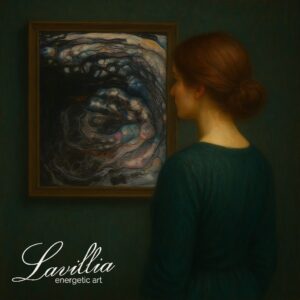 Energetisiertes Gemälde von Lavillia – Wilder Strudel