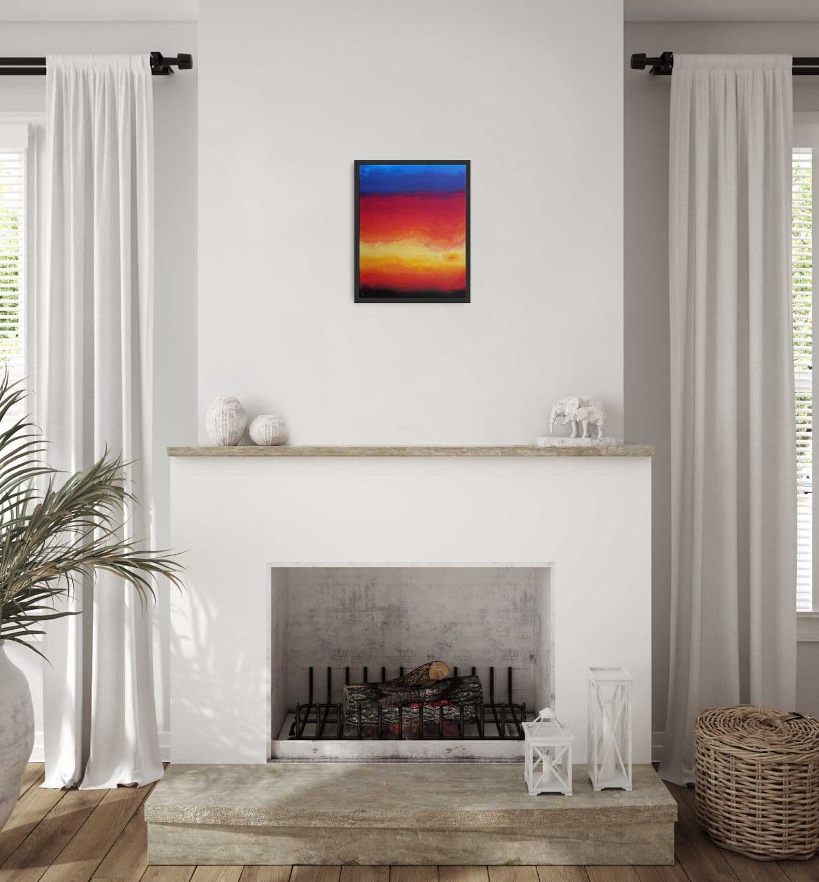 Energetisiertes Gemälde von Lavillia - Sonnenuntergang II – Bild 3