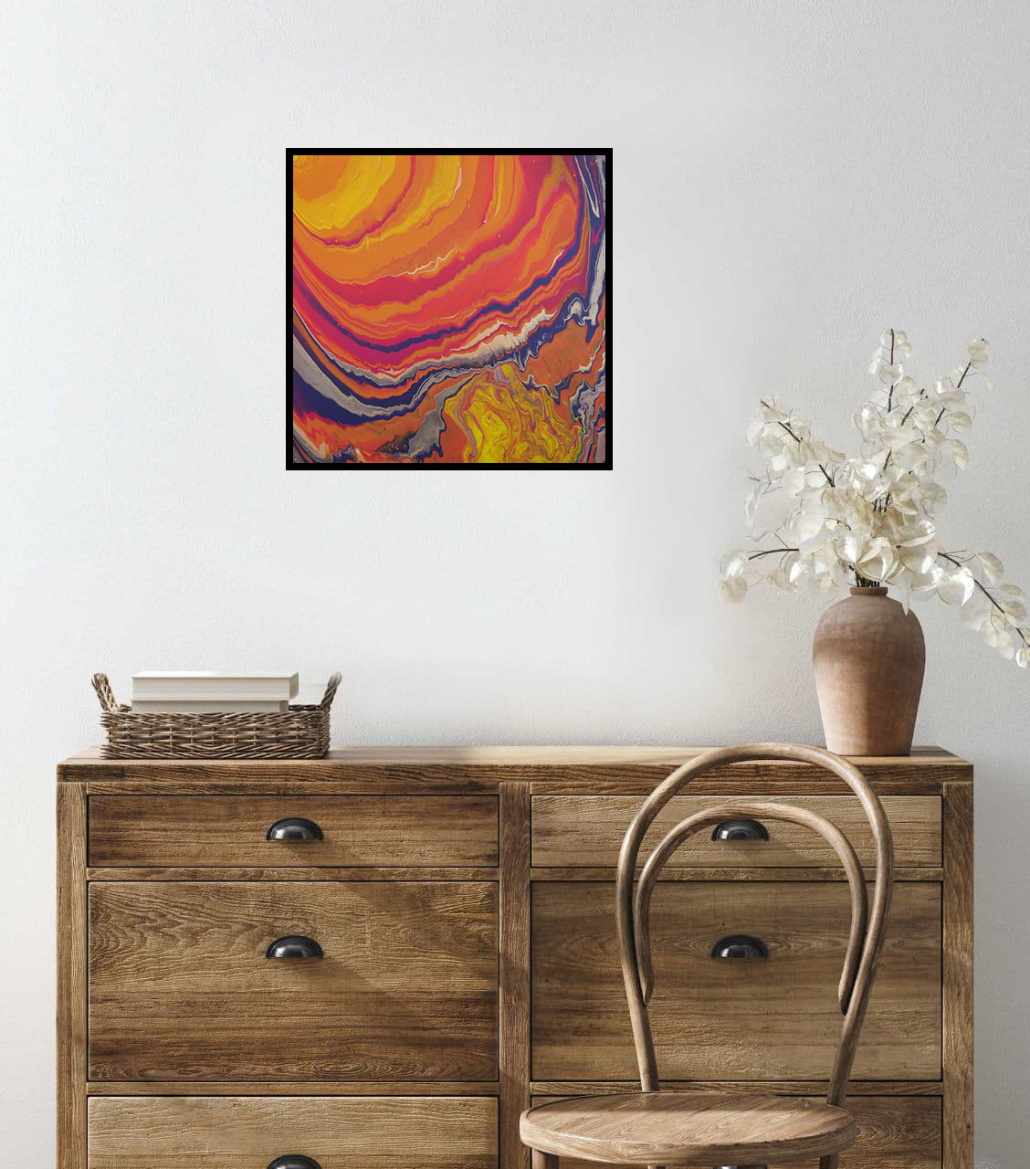 Energetisiertes Gemälde von Lavillia - Gedankenstrom II – Bild 3