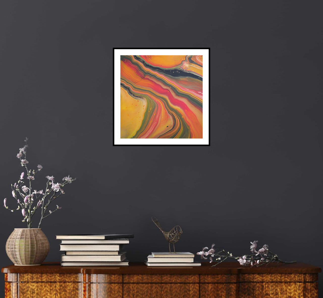 Energetisiertes Gemälde von Lavillia - Gedankenstrom I – Bild 3